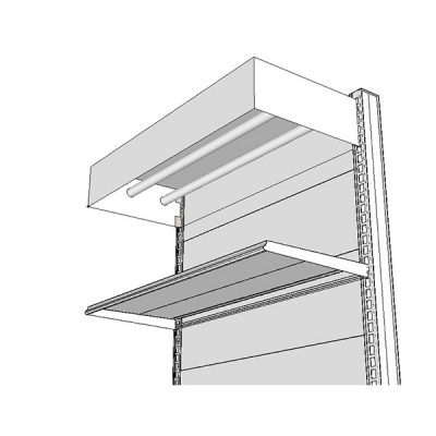 Techo iluminado rectangular modelo2 – Gondolas y Perchas